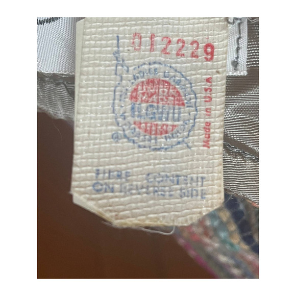 Country Set Womens Seersucker Dress Multicolor Cap Sleeve Striped V-Neck Size 10 - Picture 7 of 8